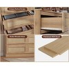 Garvee Rattan 9 Drawer Dresser with Charging Station, Double Chest of Drawers for Bedroom, Closet, Living Room, Hallway - 4 of 4