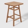 WestinTrends Malibu 30" All Weather HDPE Outdoor Patio Square Counter Height Bistro Table with Umbrella Hole - 4 of 4