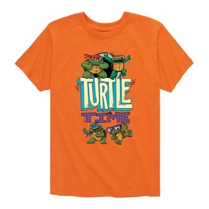 Boys' - Teenage Mutant Ninja Turtles Mutant Mayhem - Turtle Time Short Sleeve Graphic T-Shirt - 1 of 4