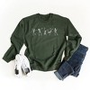 Simply Sage Market Women's Graphic Sweatshirt Dancing Skeleton - 2 of 2