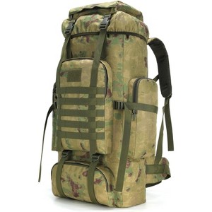 Hiking Backpack for Men 70L Camping Backpack Military Rucksack - 3 Days Assault Pack for Climbing - 1 of 4
