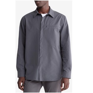 Calvin Klein Mens Athletic Hidden Pocket Button Up Shirt - 1 of 1