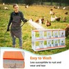 ORRD 8-Bay Metal Nest Box, Wall-Mount Galvanized Steel Hen & Duck Coop with Vented Design, Easy Egg Collection - 4 of 4