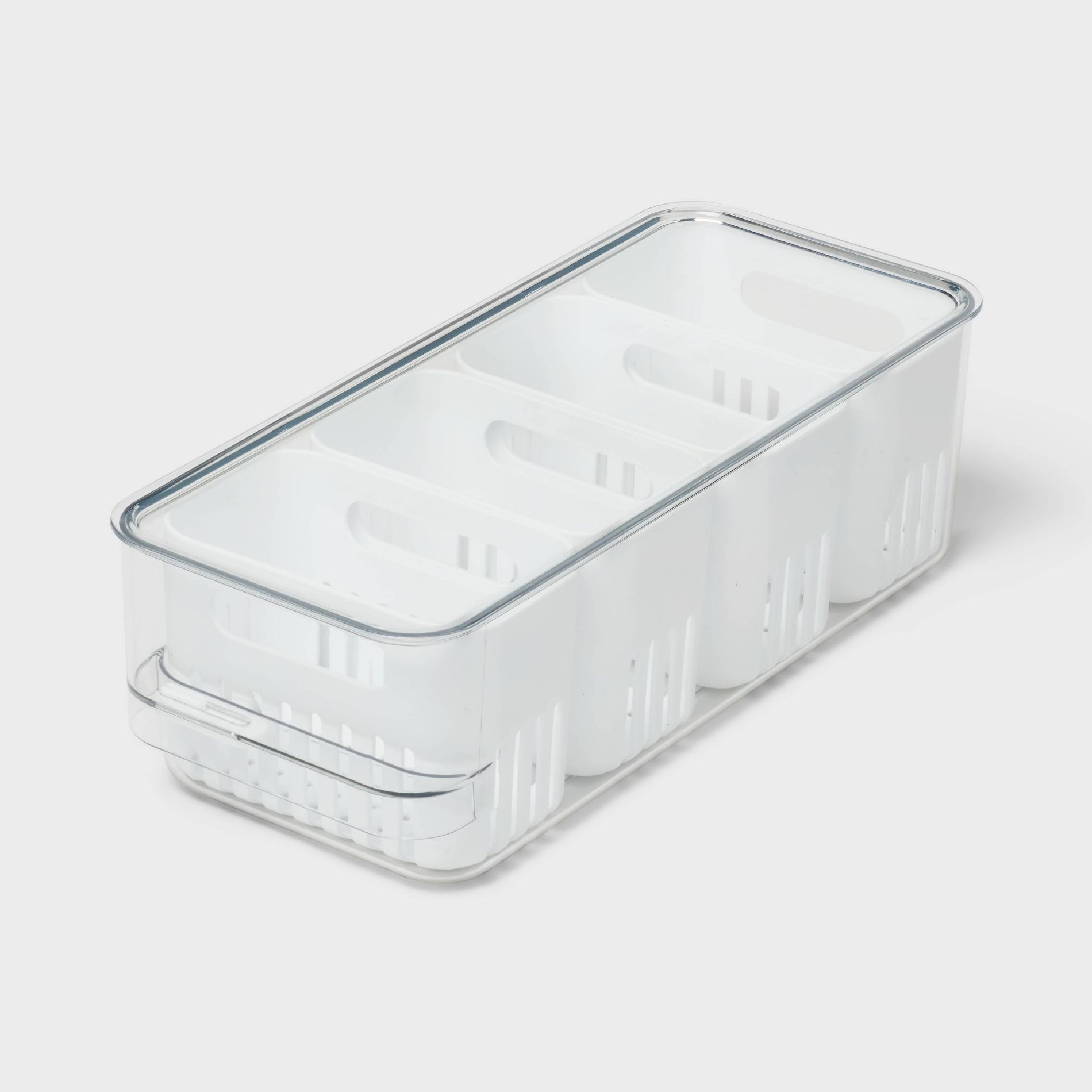 Lidded Fridge Storage with 4 Internal Inserts - Brightroom™