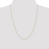 Black Bow Jewelry 0.5mm, 14k Yellow Gold, Curb Chain Necklace - 2 of 4