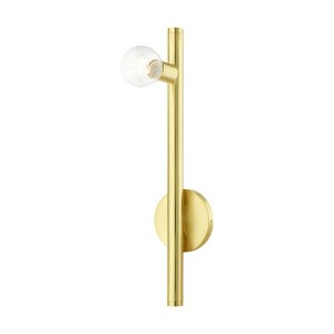 Livex Lighting Bannister 1 - Light Wall Light in  Satin Brass - 1 of 1