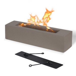 Aoodor Portable Tabletop Fire Pit - Indoor/Outdoor Mini Fireplace for Balcony, Patio Decor - 1 of 4