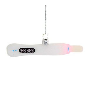 Cody Foster 0.75 In Pregnancy Test  Yay! Baby ! Ornament Baby Boy Girl Tree Ornaments - 1 of 3