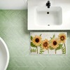 Stupell Industries Sunflowers & Vintage Letter Mail Printed Plush Bath Mat And Bath Rug, Design By Kim Allen, 18"X30" - 3 of 4
