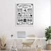 Stupell Industries Vintage Style Bathroom Rules Diagram List Border, 48" x 36" - 2 of 4