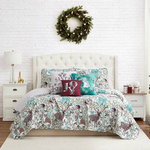 Multi-Piece Christmas Quilt Sets - 1 of 4