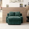 NicBex Sofa Couch,Daybed with Square Armrests and Removable Cushioned Backrests,Upholstered Sofa for Living Room,Office - 2 of 4