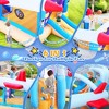 RISOKEYS 6 in 1 Inflatable Bounce House, umping Castle with Blower and Basketball Rim, Target Game, for Indoor Outdoor - 3 of 4