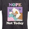 Women's - Disney Princess - Nope Not Today Short Sleeve Graphic T-Shirt - 2 of 4