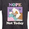 Women's - Disney Princess - Nope Not Today Short Sleeve Graphic T-Shirt - image 2 of 4