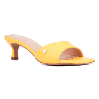 New York & Company Women's Gaia Kitten Heel Sandal