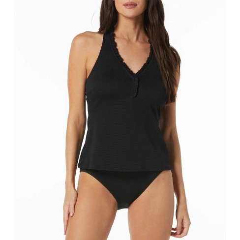 Beach House Swim Nina Ruffled Trim Tankini Top - image 1 of 3