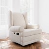 Storkcraft Serenity Wingback Recliner and Swivel Glider with USB Charging Port - 2 of 4