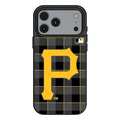MLB National League Teams Plaid MagSafe Compatible Cell Phone Case for Apple iPhone 17 Series