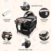 Infans 4 in 1 Portable Pack & Play Foldable Baby Bassinet w/Mattress Carrying Bag Black - 2 of 4