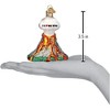 Old World Christmas Blown Glass Ornament for Christmas Tree, 'I Lava You' Volcano - 4 of 4