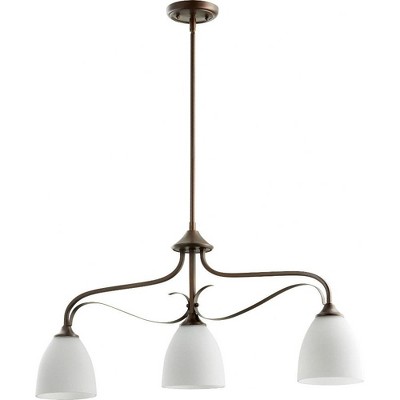 Quorum Lighting Jardin Oiled Bronze 3-Light Ceiling Fan