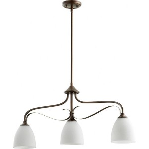 Quorum Lighting Jardin Oiled Bronze 3-Light Ceiling Fan - 1 of 1