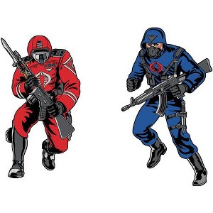 Icon Heroes - Icon Heroes - G.I. Joe Crimson Guard x Cobra Officer Retro Pin Set (Net) - 1 of 1