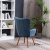 Ridstar Contemporary Accent Chair, Armchairs For Living Room-Blue - 3 of 4