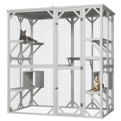 Catio Outdoor Cat Enclosure with Roof