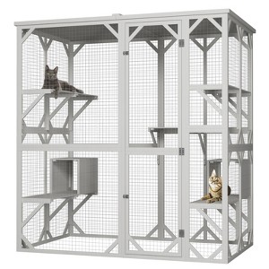 Catio Outdoor Cat Enclosure with Roof - 1 of 4