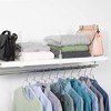 J&V TEXTILES Acrylic Closet Shelf Divider and Separator- Great for Storage and Organization in Bedroom, Bathroom, Kitchen and Office Shelves, Clear - 3 of 4