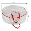 Elf Stor Wreath Deluxe Storage Bag- White - 3 of 4