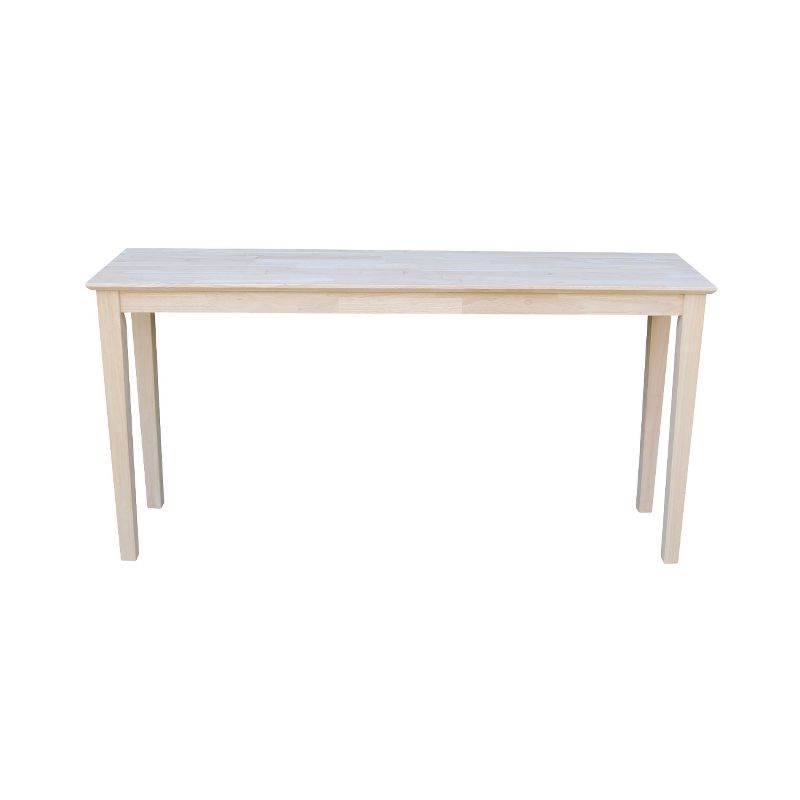 Shaker Table Unfinished - International Concepts, 3 of 12