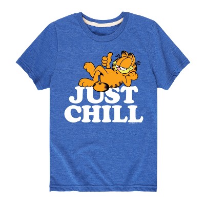 Boys' - Garfield - Just Chill Short Sleeve Graphic T-Shirt