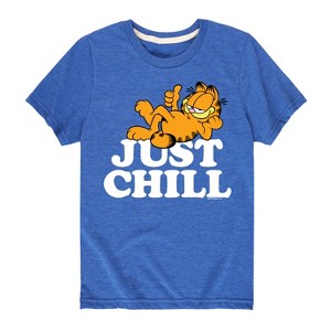 Boys' - Garfield - Just Chill Short Sleeve Graphic T-Shirt - 1 of 4
