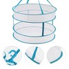 Unique Bargains Folding Durable Double Layer Clothes Drying Basket 1 Pc - 4 of 4