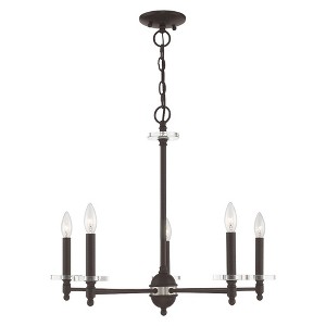 Livex Lighting Bennington 5 - Light Chandelier in  Bronze - 1 of 2