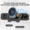 Computer Speakers for Desktop Pc, Monitor Speakers for Laptop,Pc Speakers with Loud Sound,Volume Control Easily Clamps to Monitors - 2 of 4