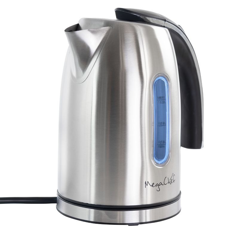 Mega Chef 1.2Lt. Stainless Steel Electric Tea Kettle, 1 of 13