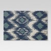 Ikat Outdoor Rug Blue - Threshold™ - 3 of 4