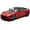 2023 Aston Martin DB12 Coupe Hyper Red Metallic with Black Top 1/43 Diecast Model Car by Solido - 2 of 4