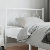 vidaXL Metal Headboard, White, 39.4" - 2 of 4