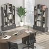 Aheaplus Geometric Storage Bookcase with 2 Drawers - 4 of 4