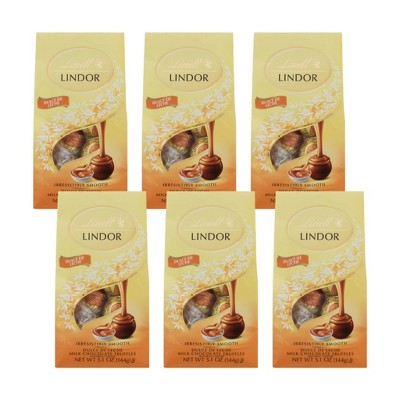 Lindt Dulce De Leche Milk Chocolate Truffles Bag - Case of 6/5.1 oz