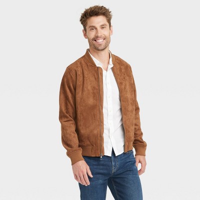 Men's Lightweight Bomber Jacket - Goodfellow & Co™ Tan L : Target