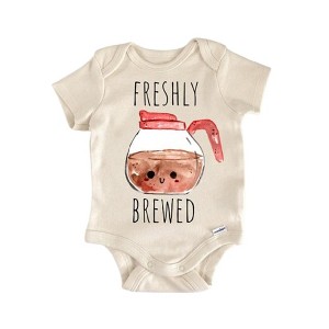 Coffee Tea Matcha Foodie Food - Baby Boy Girl Clothes Infant Onesie® Funny Cute GS1 - 1 of 4