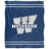 Washburn University Primary Logo Silky Touch Blanket White 50x60 - 2 of 4