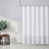 Blue Loom Shower Curtain and Hooks Set - 2 of 4