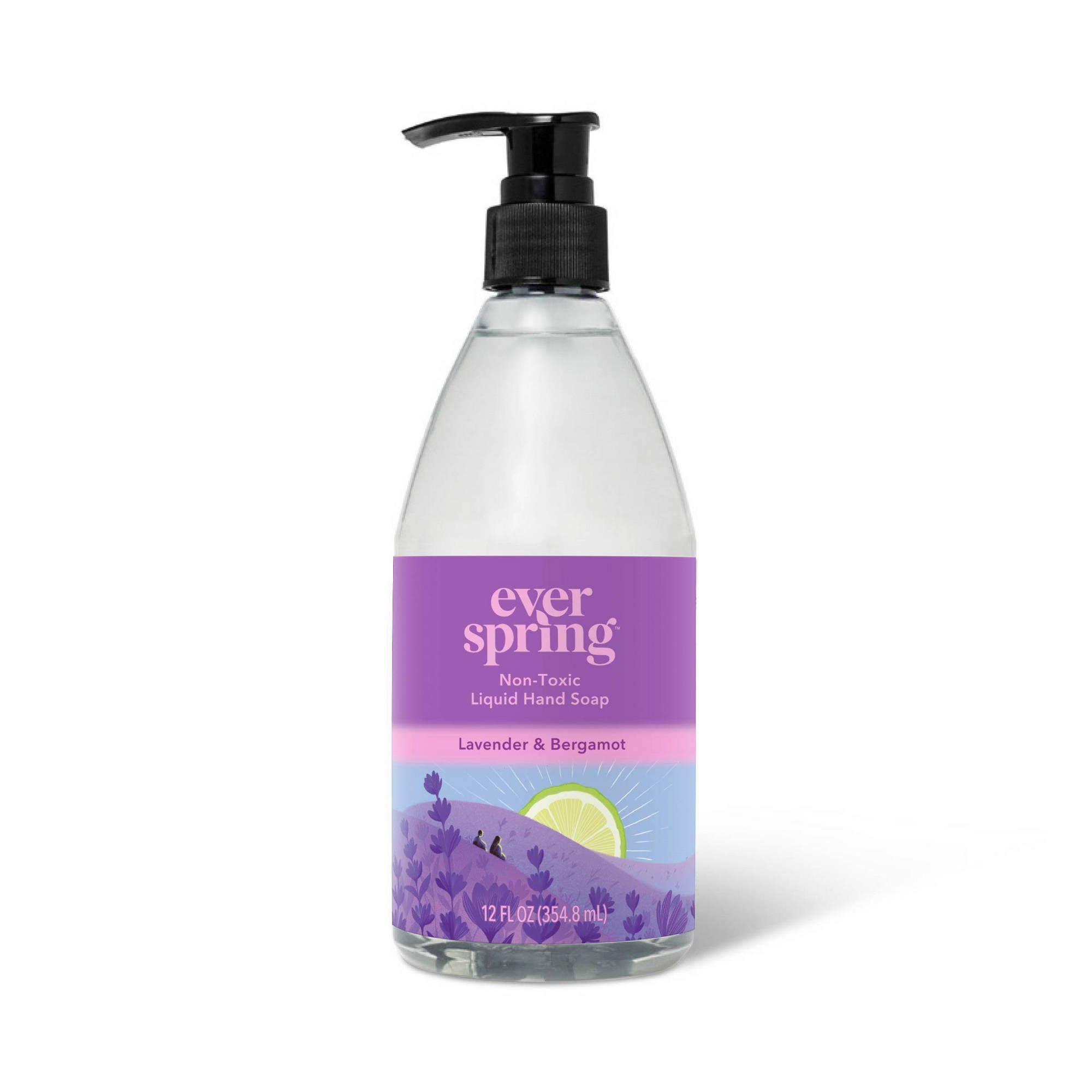 Liquid Hand Soap - Lavender & Bergamot - 12 fl oz - Everspring™